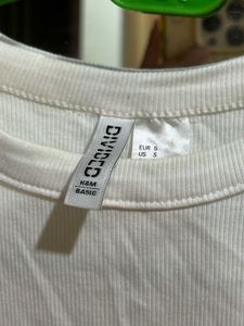 White Ribbed Tank Top