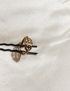 Vintage Style Gold Tone Cocktail Ring