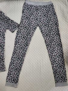 Cozy Leopard Print Pajama Set