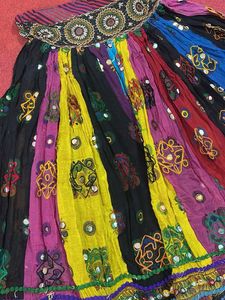 Bohemian Patchwork Embroidered Skirt