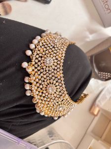 Exquisite Gold-Plated Kundan Necklace Set