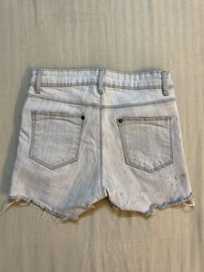 Denim ripped Shorts