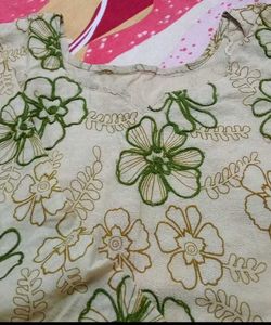 cotton soft fabric beautiful neck