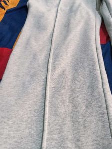 Grey Wide Leg Sweatpants