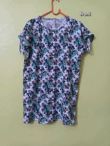 Floral Print Casual Top