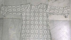 Stylish Geometric Print Kurta