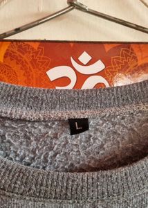 Gray Pullover Sweatshirt