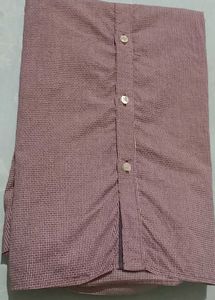 Men's Red Gingham Dress Shirt