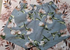 Floral Print Lounge Shorts