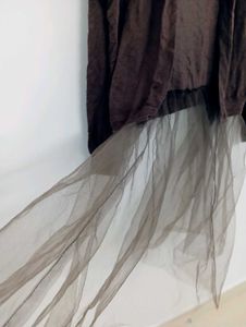 Sheer Tulle Layered Dress