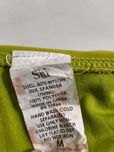 Lime Green Crochet Bikini Bottoms