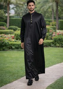 Classic Black Thobe/Kameez