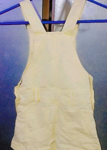 Cute Girls' Embroidered Overalls