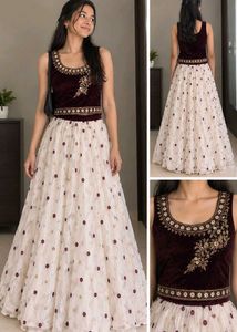 Vintage beaded lehanga