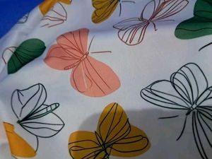 Chic Butterfly Print Kurta