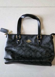 Coach Signature Monogram Handbag