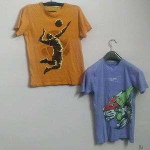 Set of Two Graphic T-Shirts for kids