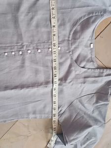 Elegant Grey Kurta Set with Dupatta