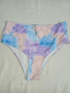 Tie-Dye High-Waisted Bikini Bottom