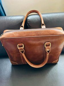 WILD HUNTER LEATHER LAPTOP BAG