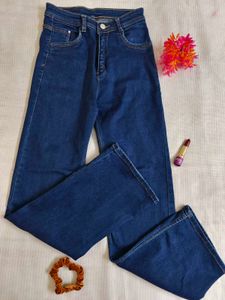 Classic High-Waisted Wide Leg Jeans