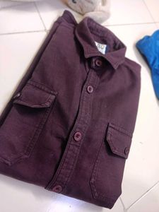 Maroon Casual Shirt