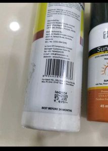 Sunscreens different brands 1pc