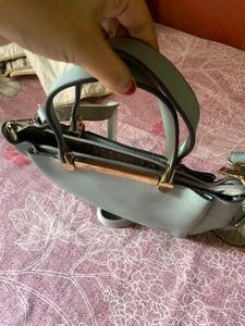 light sky blue colour purse