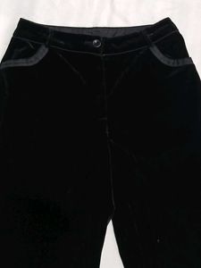 Black Velvet Pants