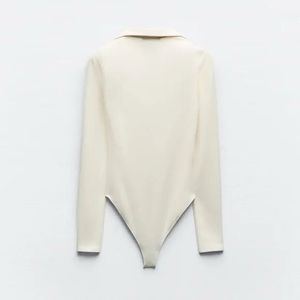 Zara Bodysuit - Long Sleeve, Collared