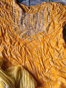 Vibrant Yellow Ethnic Kurta Set