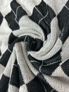 Argyle Print Spaghetti Strap Mini Dress