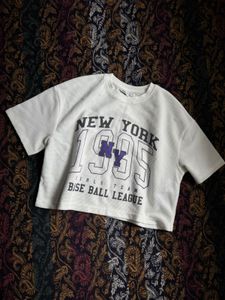 NY1995 Cropped Graphic Tee
