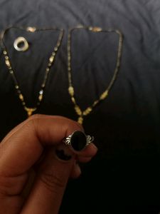 2 Mangalsutra With 2Rings (Combo)🔥