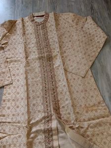 Indo Western Silk Kutra With Pajami