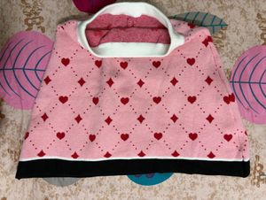 Cute Pink Heart Pattern Skirt