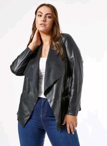 Price Dropped Fancy leather Jacket  Free Size