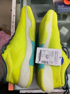 Bright Yellow Running Shoes