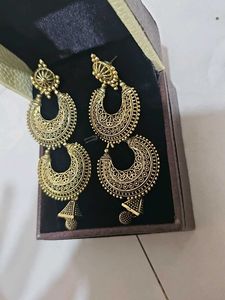 Exquisite Traditional Gold Earrings