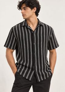 Men's Striped Short-Sleeve Shirt