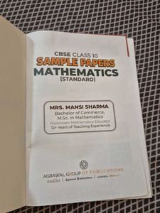 CBSE Class 10 Maths Sample Papers