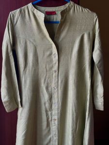 Mint Green Textured Kurta