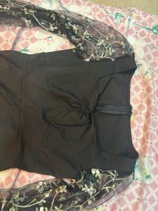 Elegant Black Midi Dress