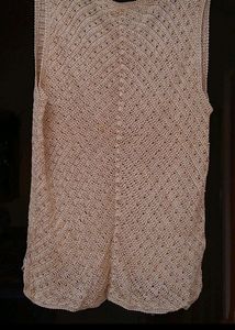 Nude Colour Pearl Top