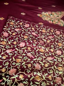 Elegant Embroidered Dress Material