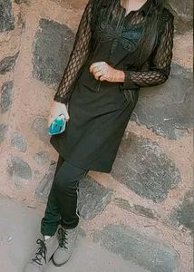 Elegant Black Lace Dress