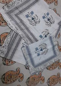 Floral Print cotton Bedsheet Set