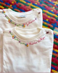 Hand Embroidered Tshirt