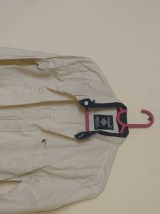 Men's Casual Cream Shirt
