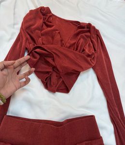 Rust Two-Piece Set